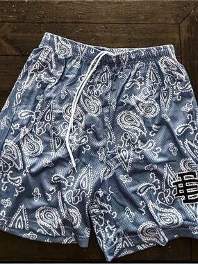 Eric Emanuel | Shorts | Eric Emanuel Shorts Grey With Blue